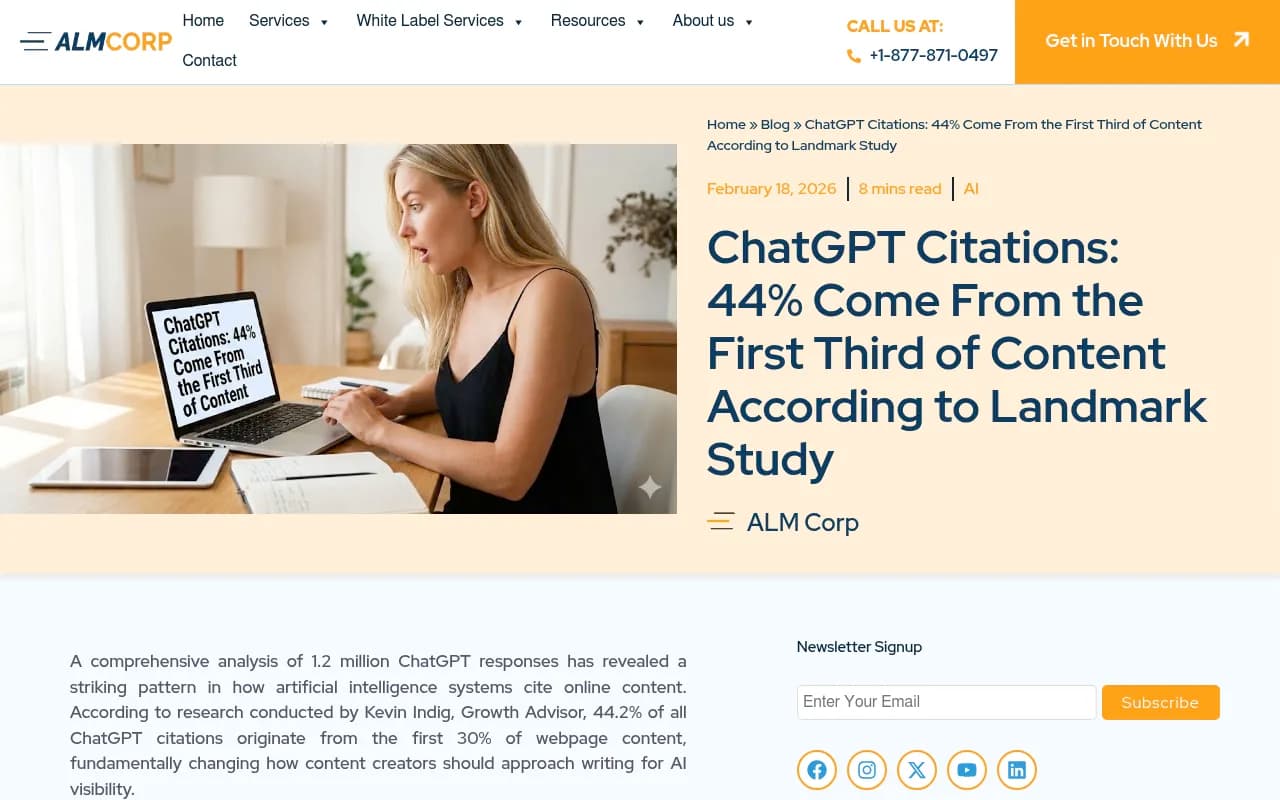 ChatGPT Citations Study