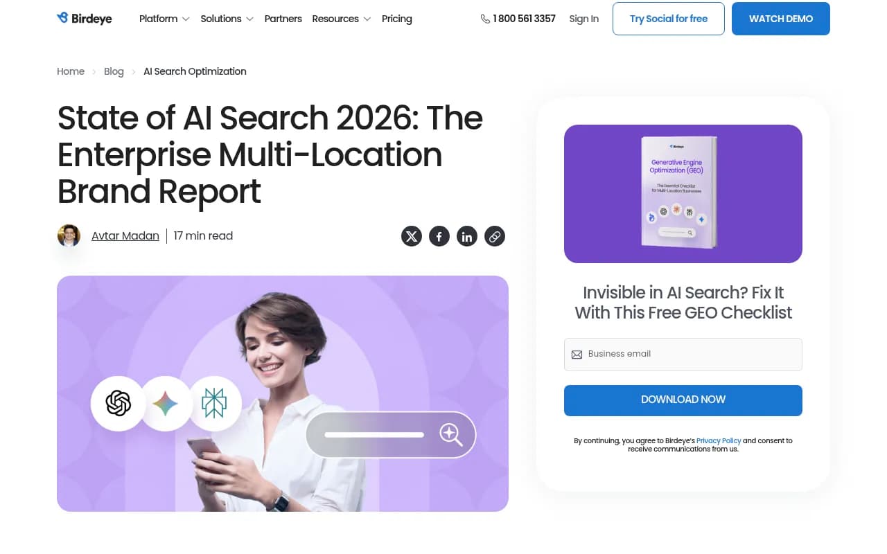 State of AI Search 2026: Get cited, not skipped - Birdeye