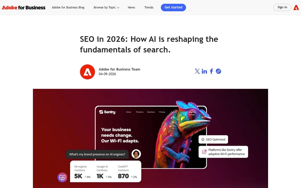 Adobe's analysis of how AI is reshaping SEO fundamentals in 2026