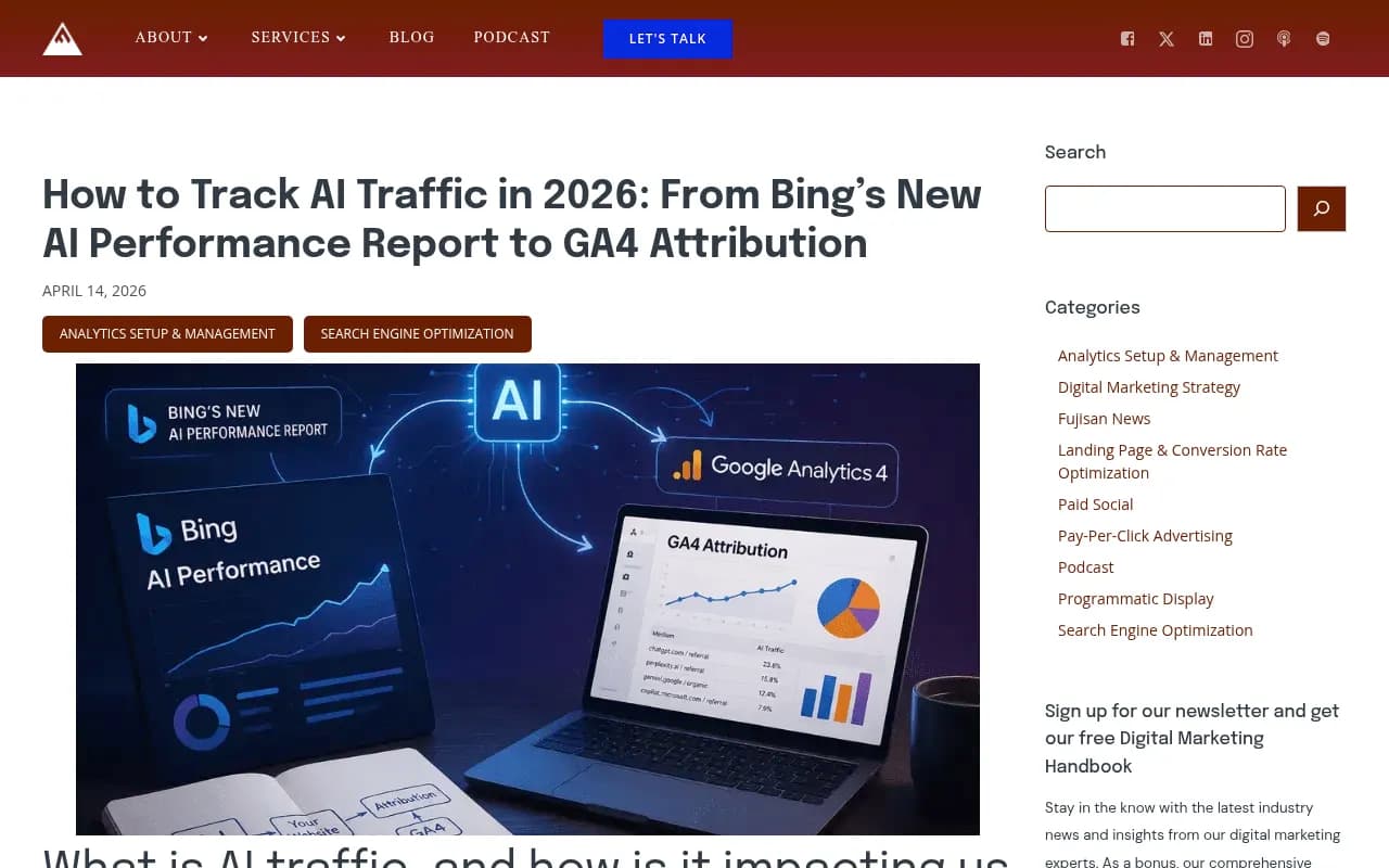 AI traffic tracking challenges and what referral data looks like in 2026