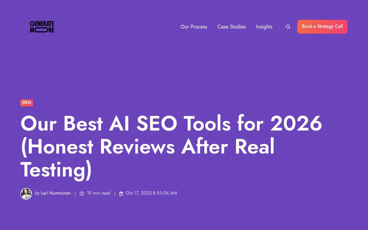 Independent review comparing top AI visibility tools including Promptwatch
