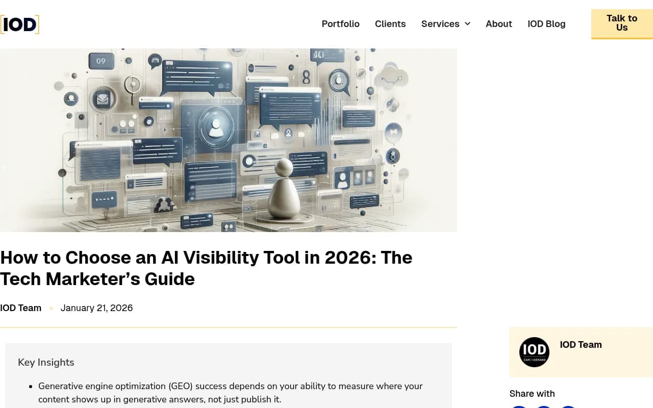 How tech marketers should choose an AI visibility tool — the case against manual testing