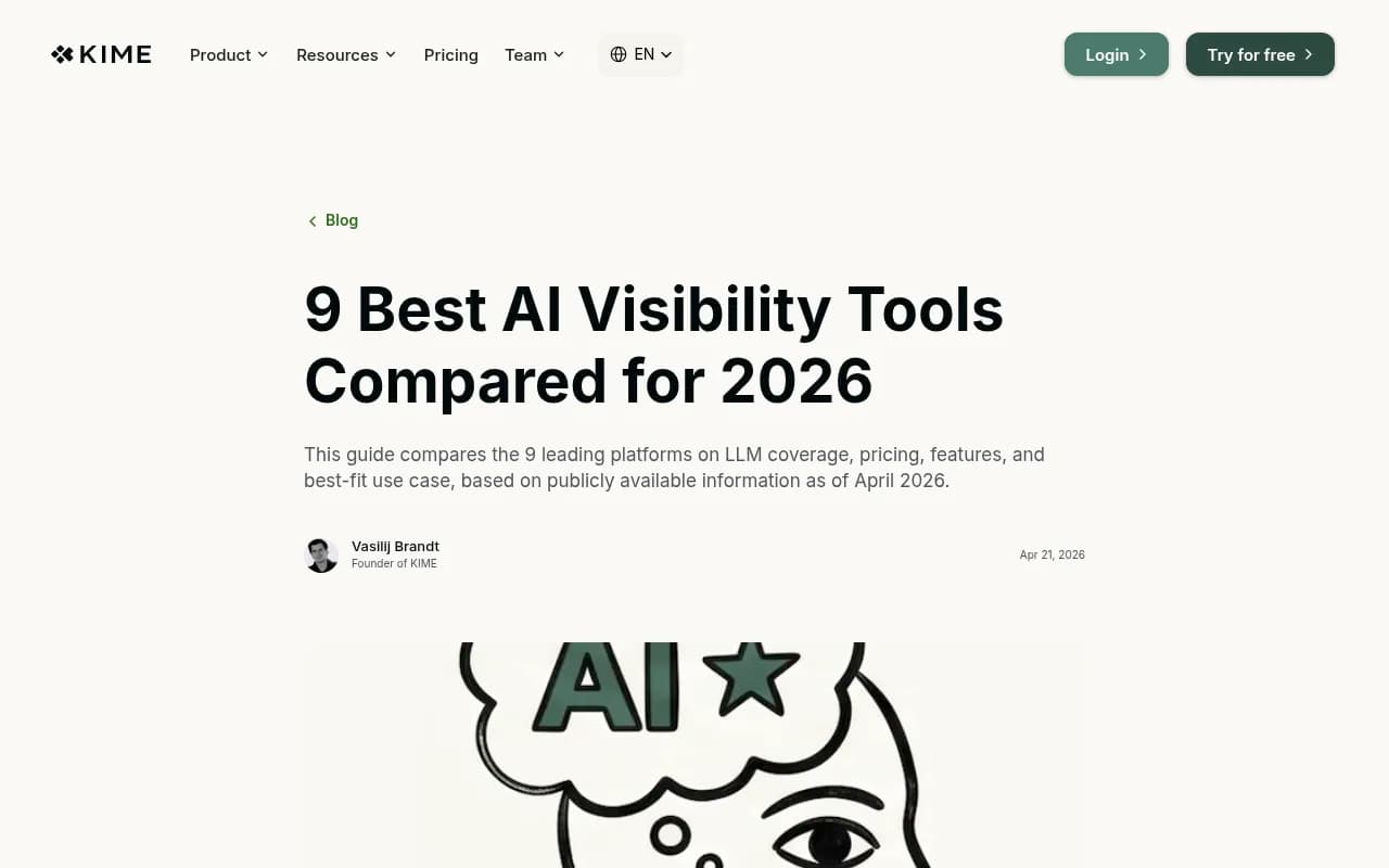 Overview of AI visibility tools compared for 2026, including Semrush and others