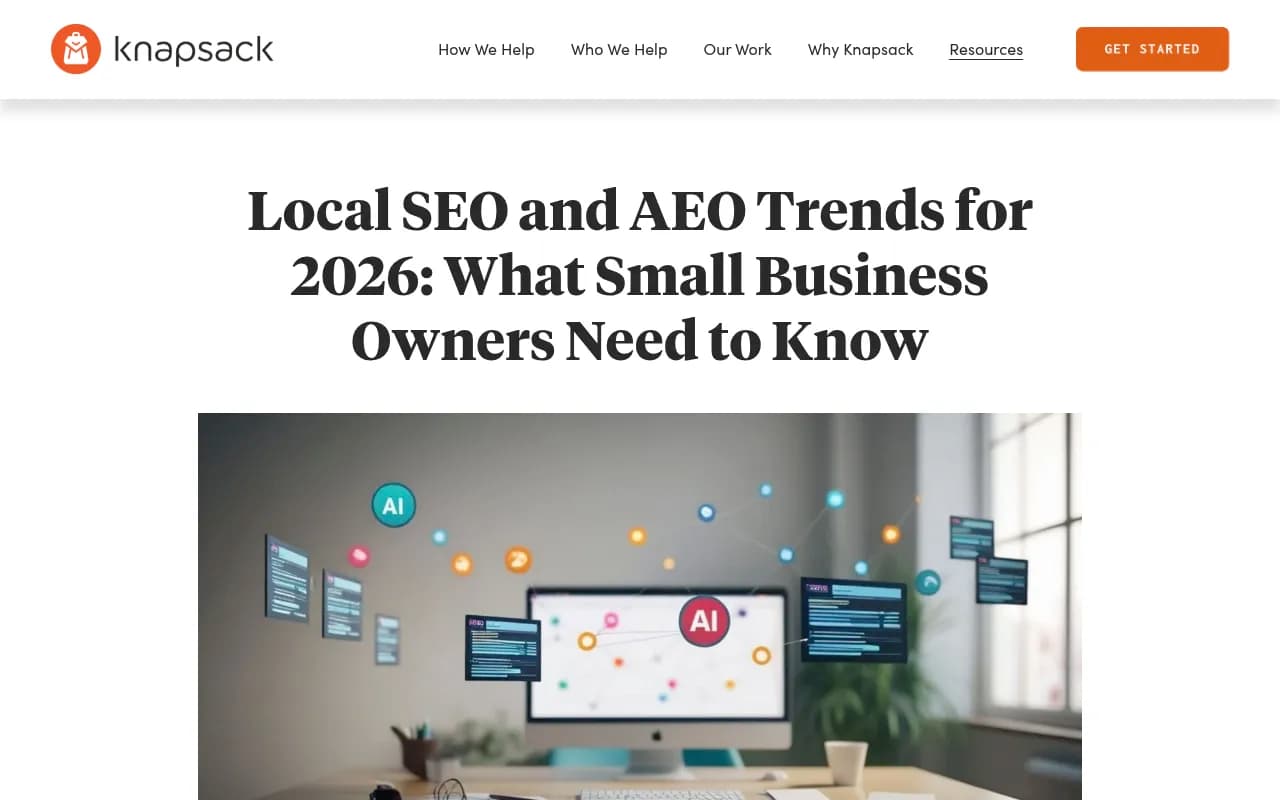 Local SEO and AEO convergence trends for 2026 showing how AI search is changing local visibility