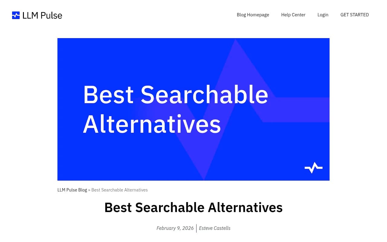 Competitor heatmap showing regional AI visibility