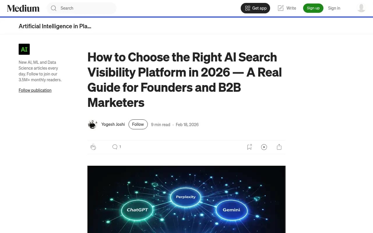 How to choose the right AI search visibility platform — a practical guide for B2B marketers