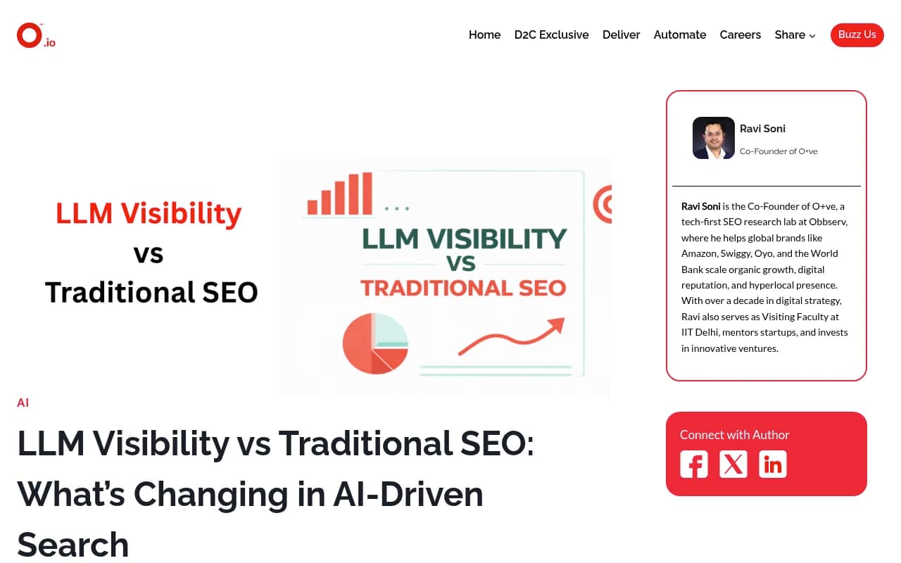 LLM Visibility vs Traditional SEO differences