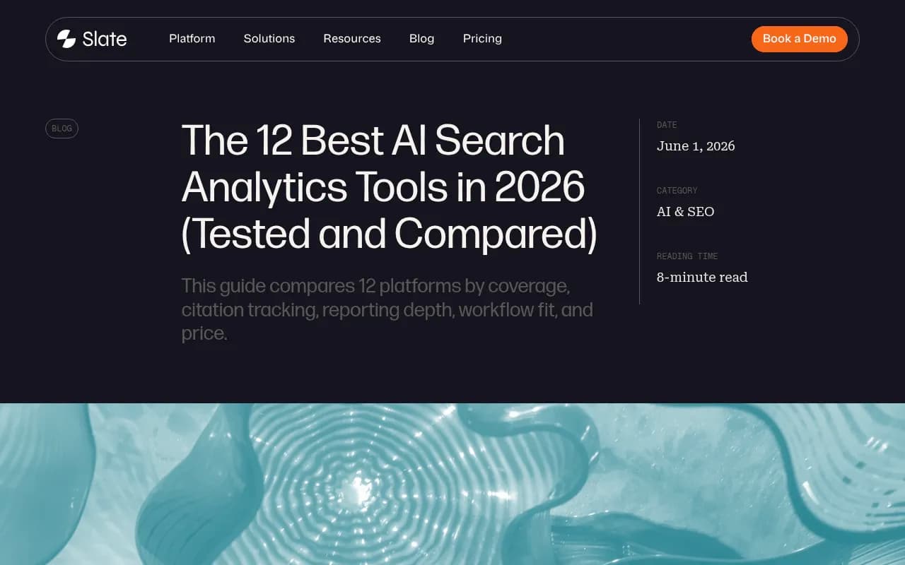 Comparison of AI search analytics tools across coverage, citation tracking, and workflow-to-action depth