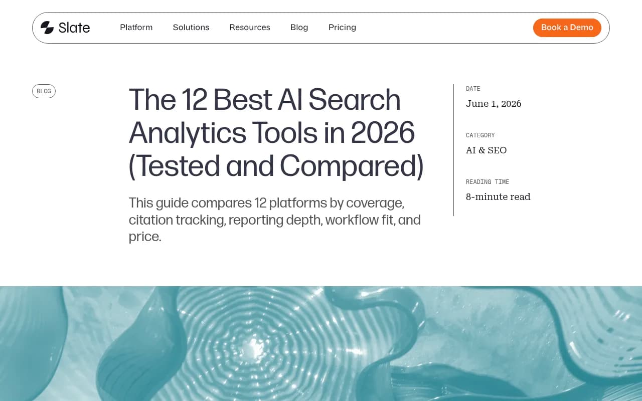 Overview of AI search analytics tool categories and buyer types in 2026