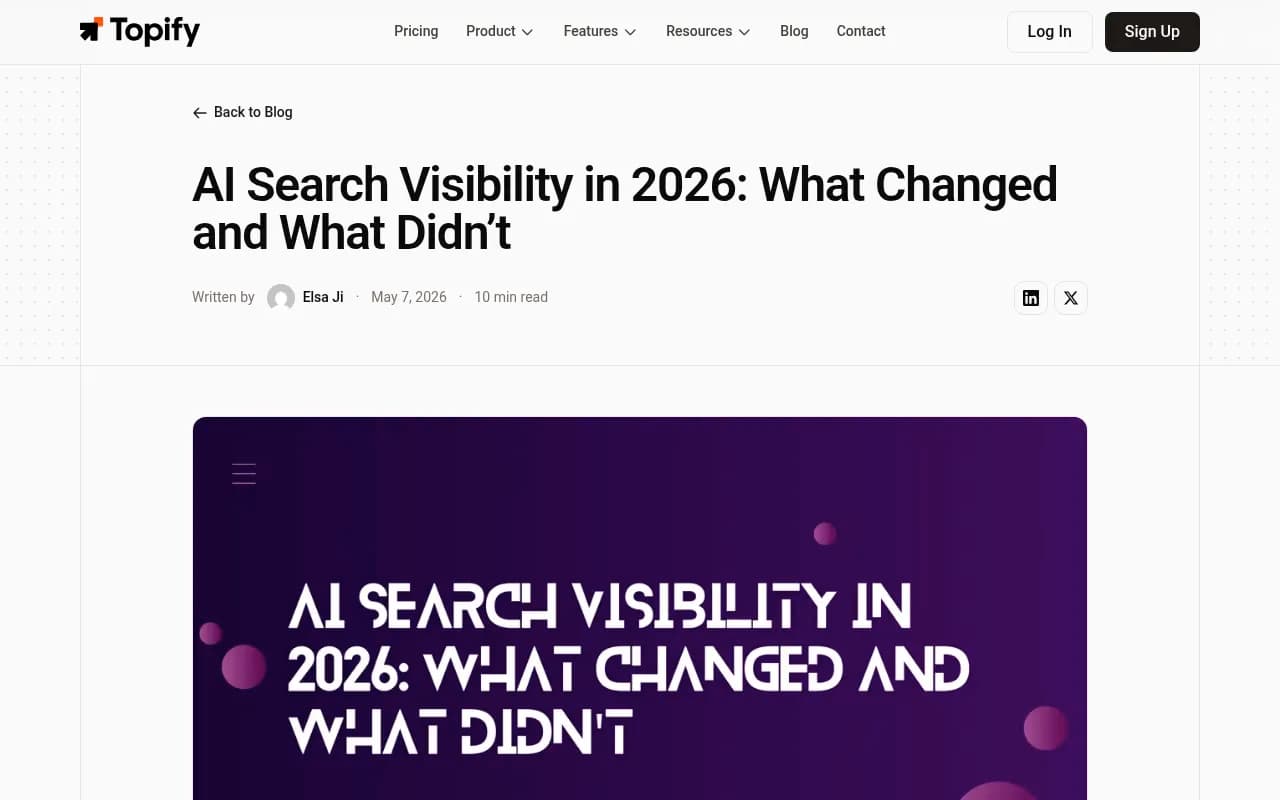 AI Search Visibility in 2026: What Changed and What Didn't
