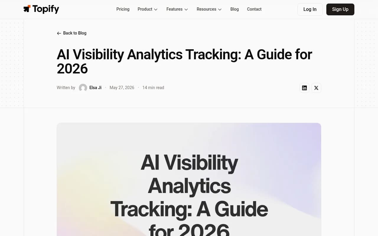 AI Visibility Analytics Tracking guide showing the gap between traditional SEO metrics and AI search measurement