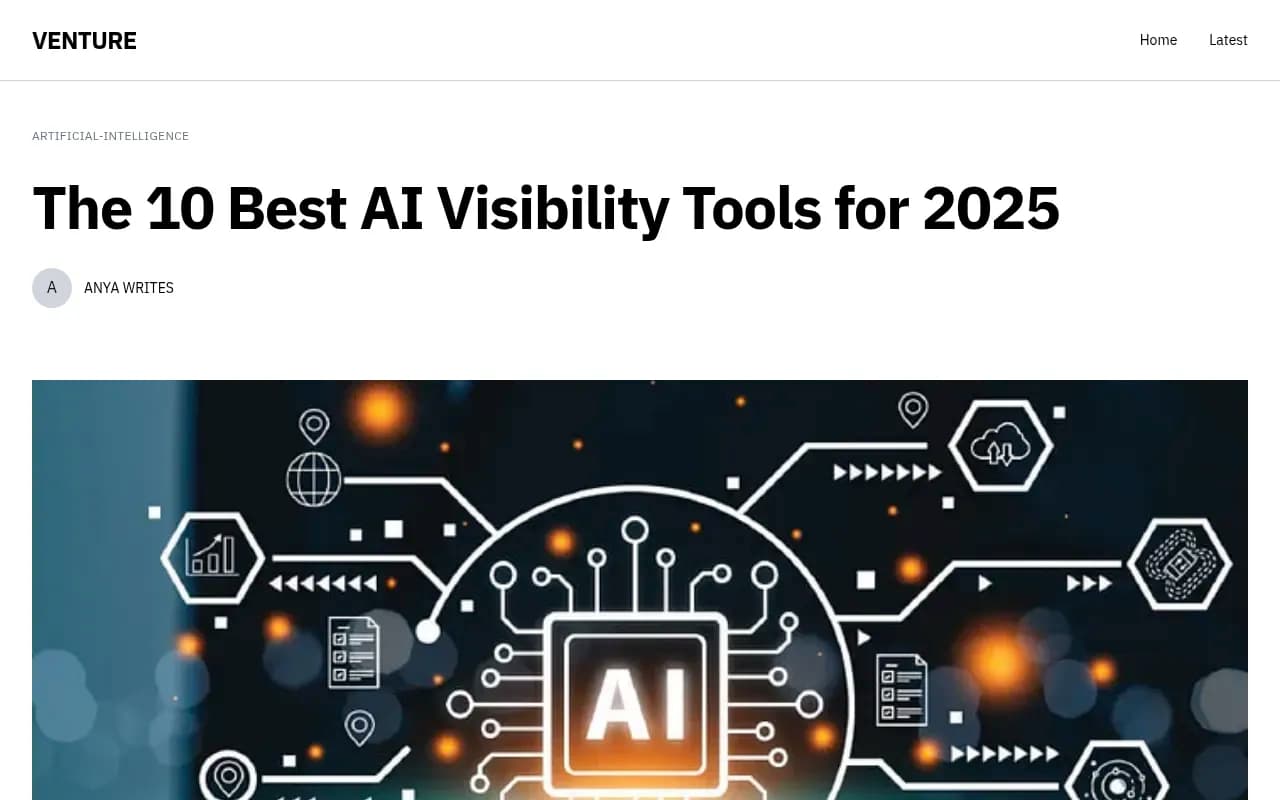 Overview of AI visibility tools landscape in 2025