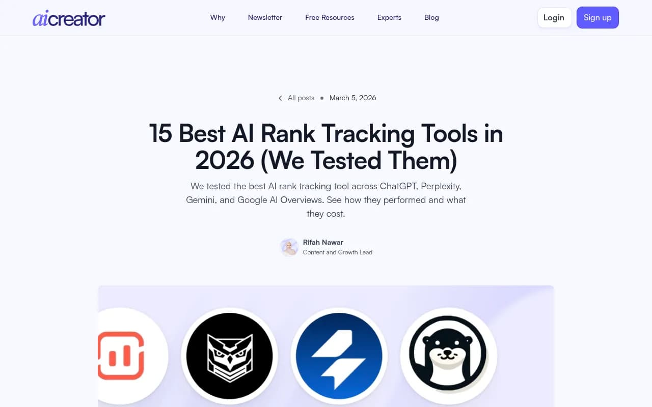 AI rank tracking tools tested across ChatGPT, Perplexity, Gemini, and Google AI Overviews