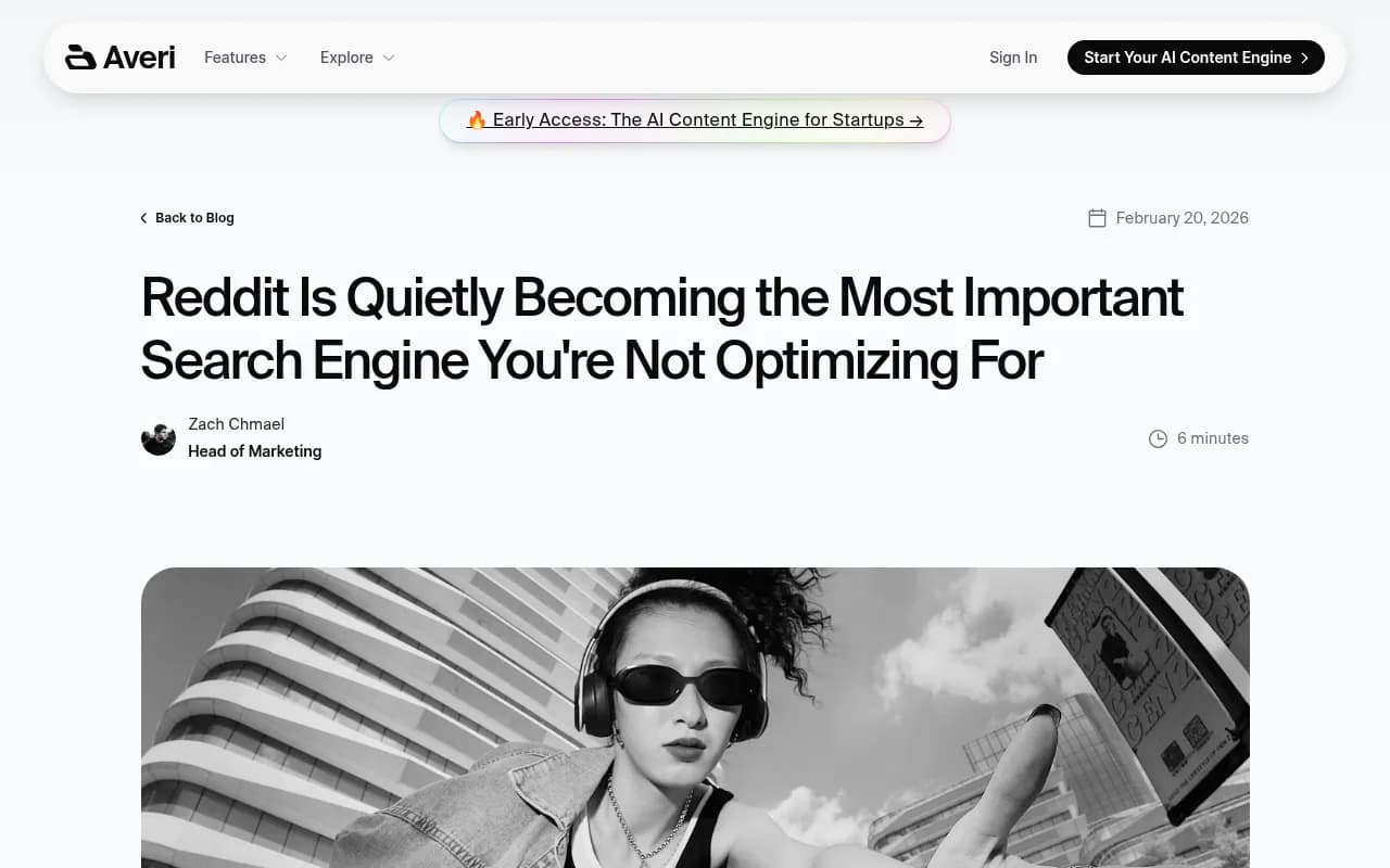 Reddit citation data showing platform dominance