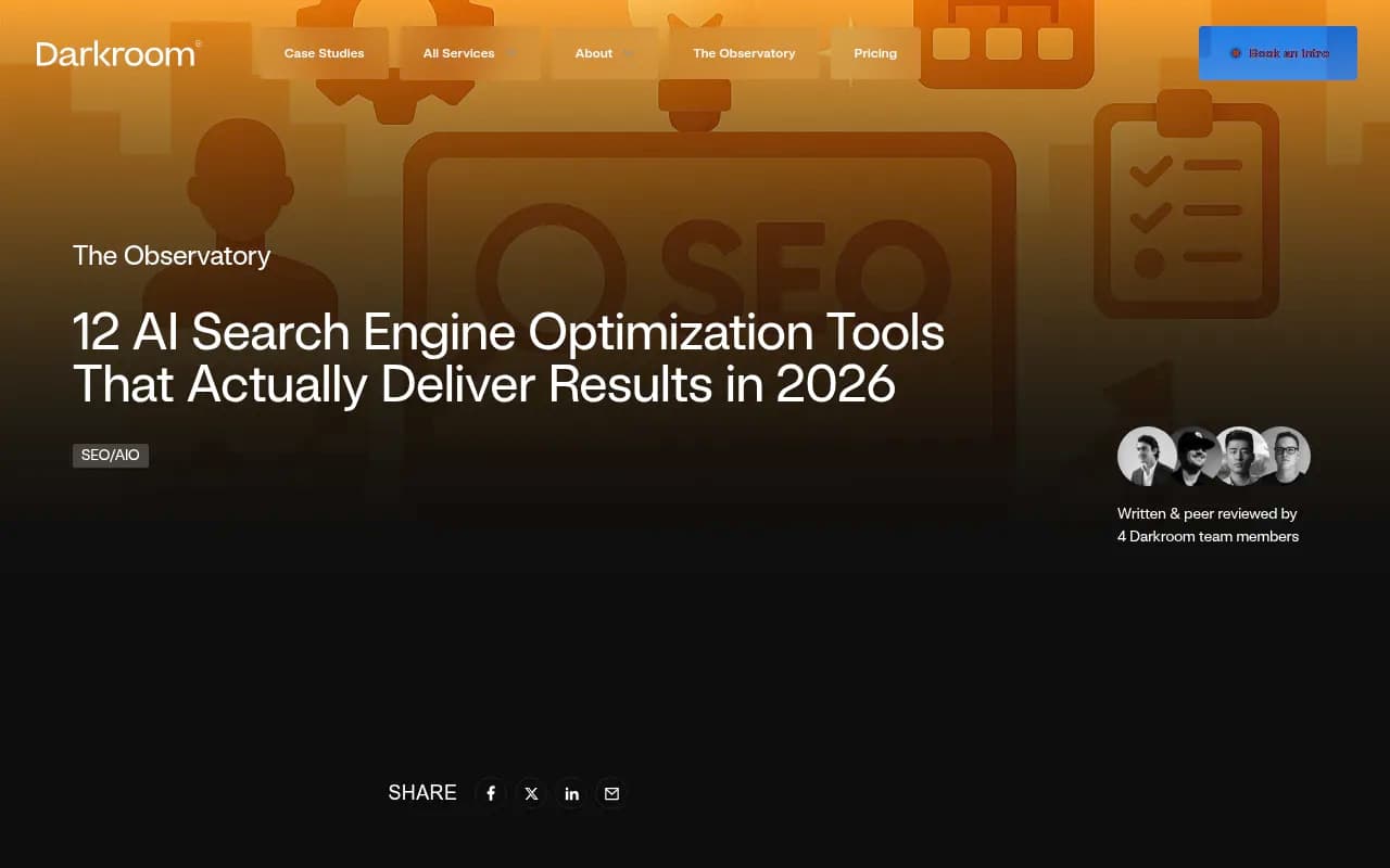 12 AI SEO tools tested and evaluated for actual results in 2026