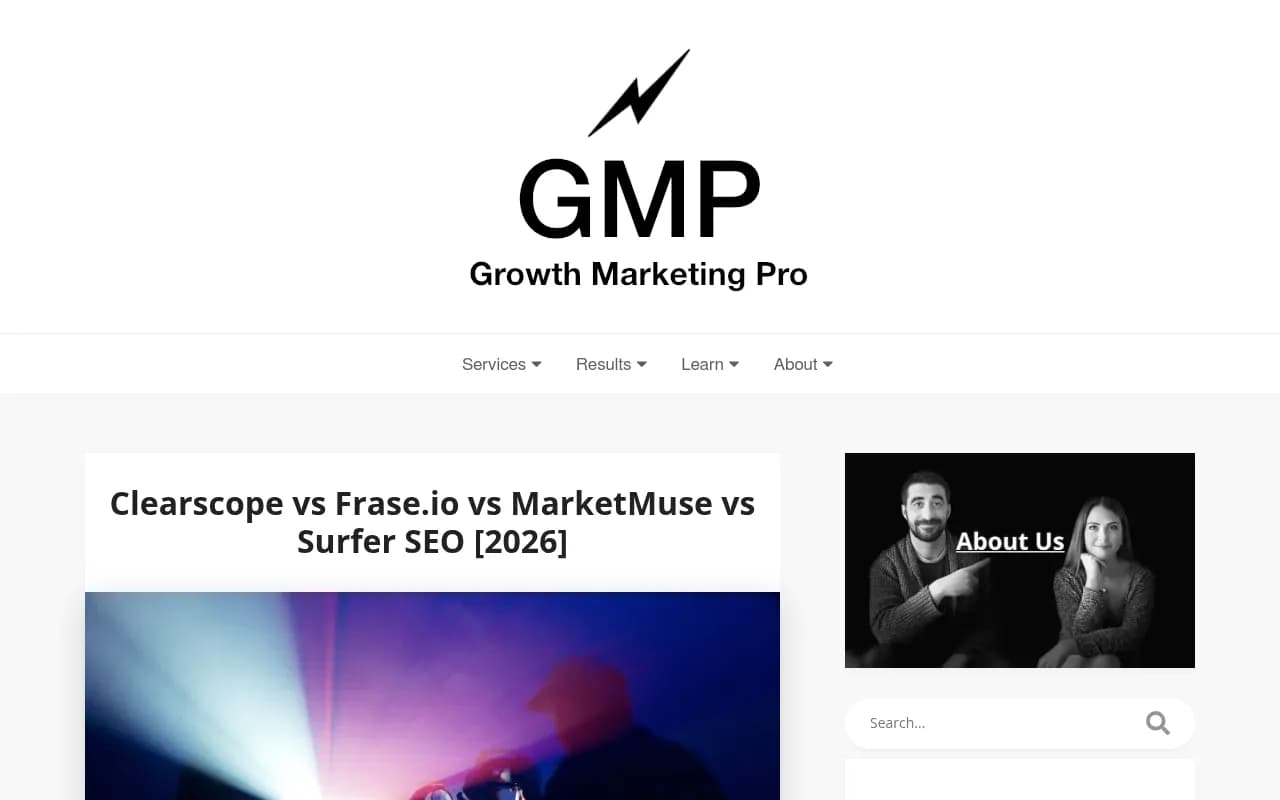 Clearscope vs Frase vs MarketMuse vs Surfer SEO comparison overview