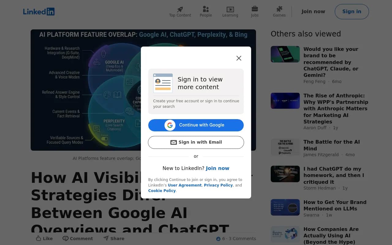 AI visibility strategy differences across platforms