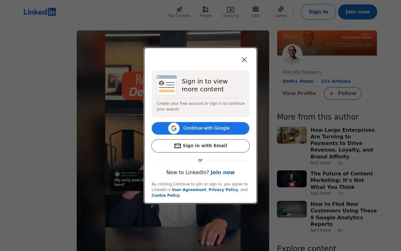 A LinkedIn breakdown of Reddit's daily spam-removal figures, showing the scale of AI-driven moderation now running on the platform