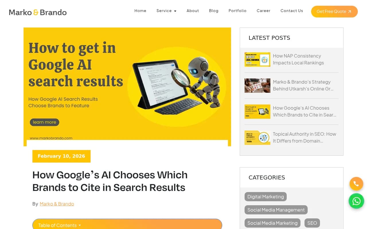 How Google's AI evaluates brands for citation in search results