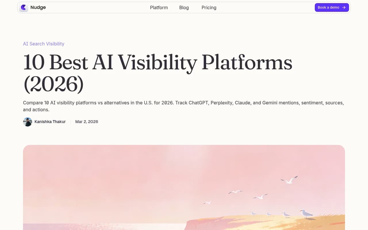 Top AI visibility platforms comparison for 2026
