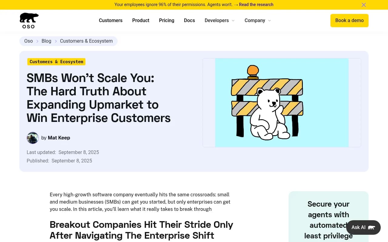 The hard truth about SMB-to-enterprise expansion in SaaS