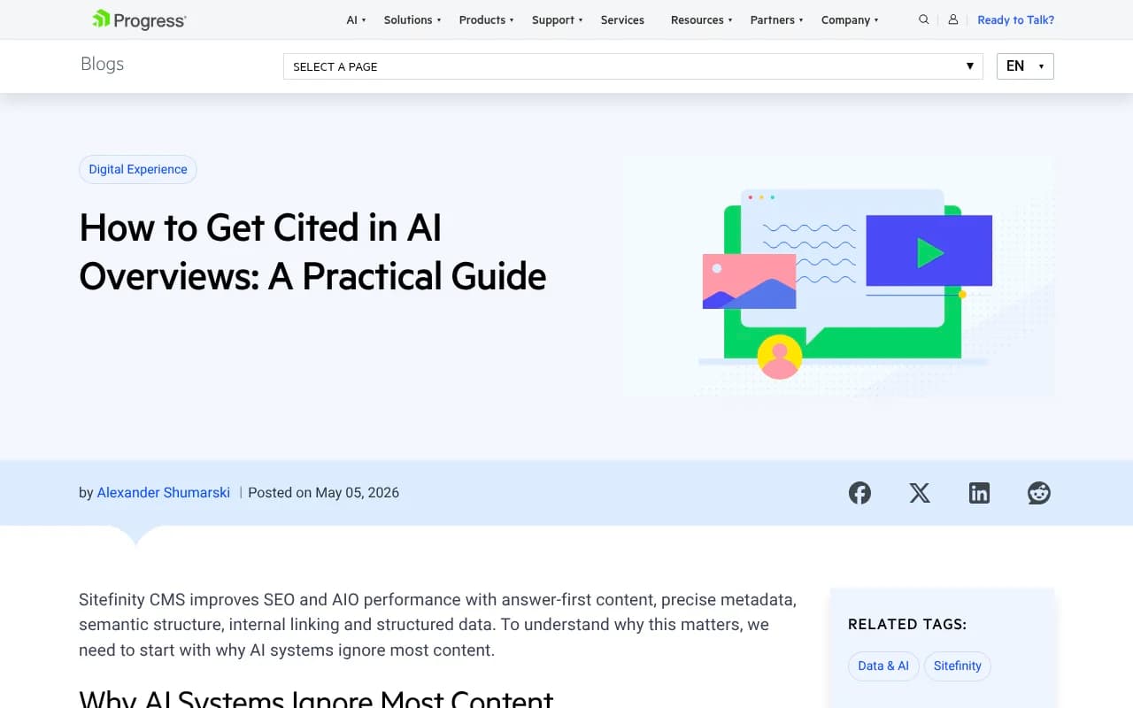 How to Get Cited in AI Overviews — Not Just Ranked