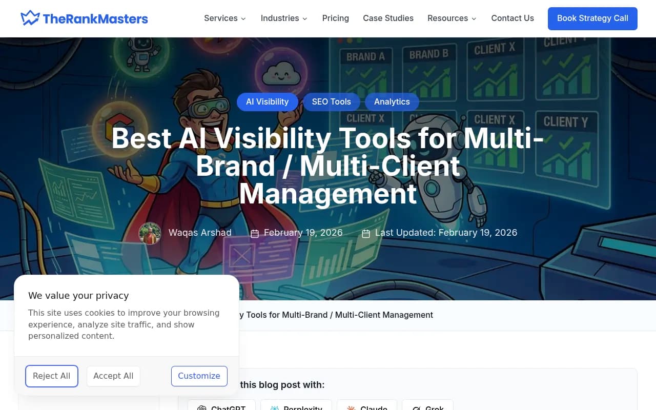 Comparison of best AI visibility tools for multi-client teams