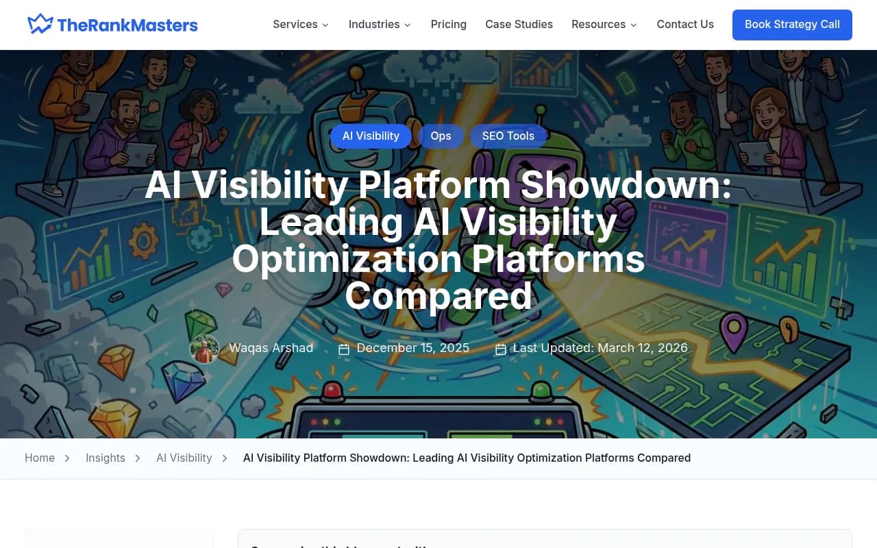 AI visibility platform comparison showing feature gaps across leading tools