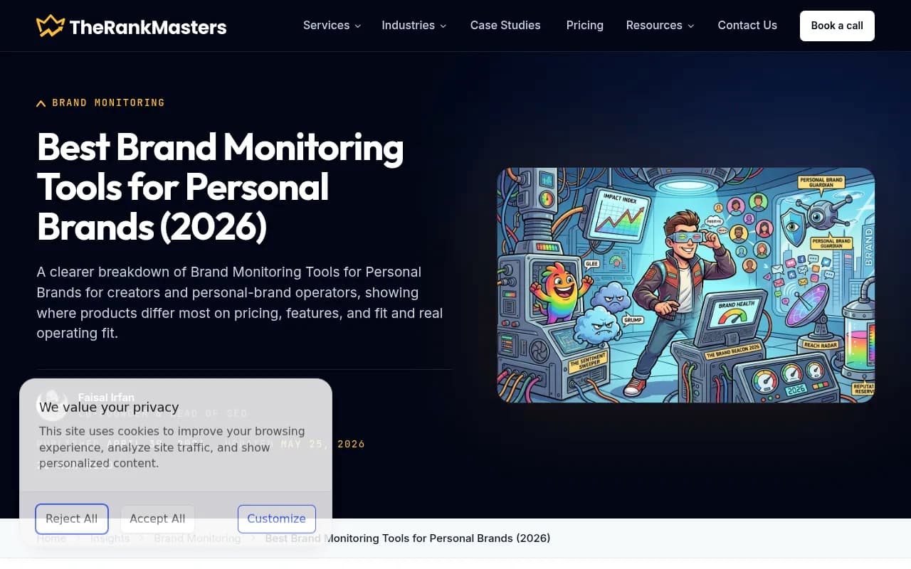 Best brand monitoring tools for personal brands comparison