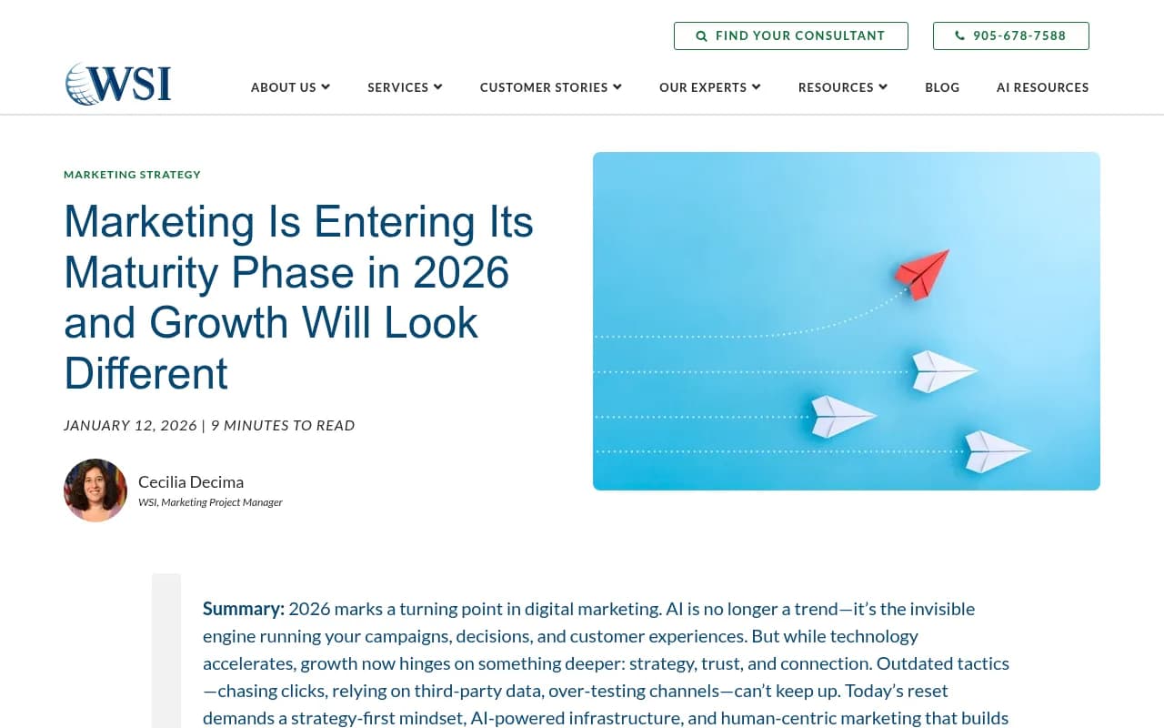 Marketing maturity shift in 2026 -- from testing to systems