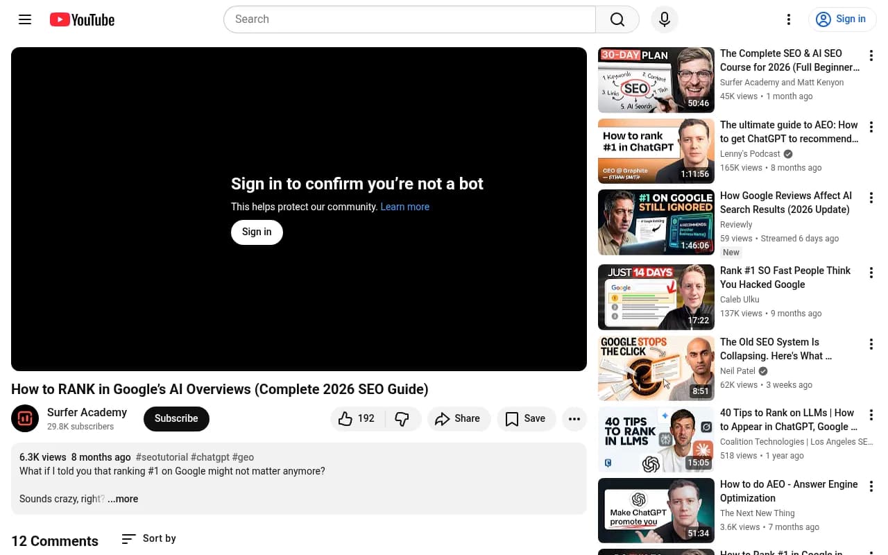 Google Search Central documentation on AI features for site owners