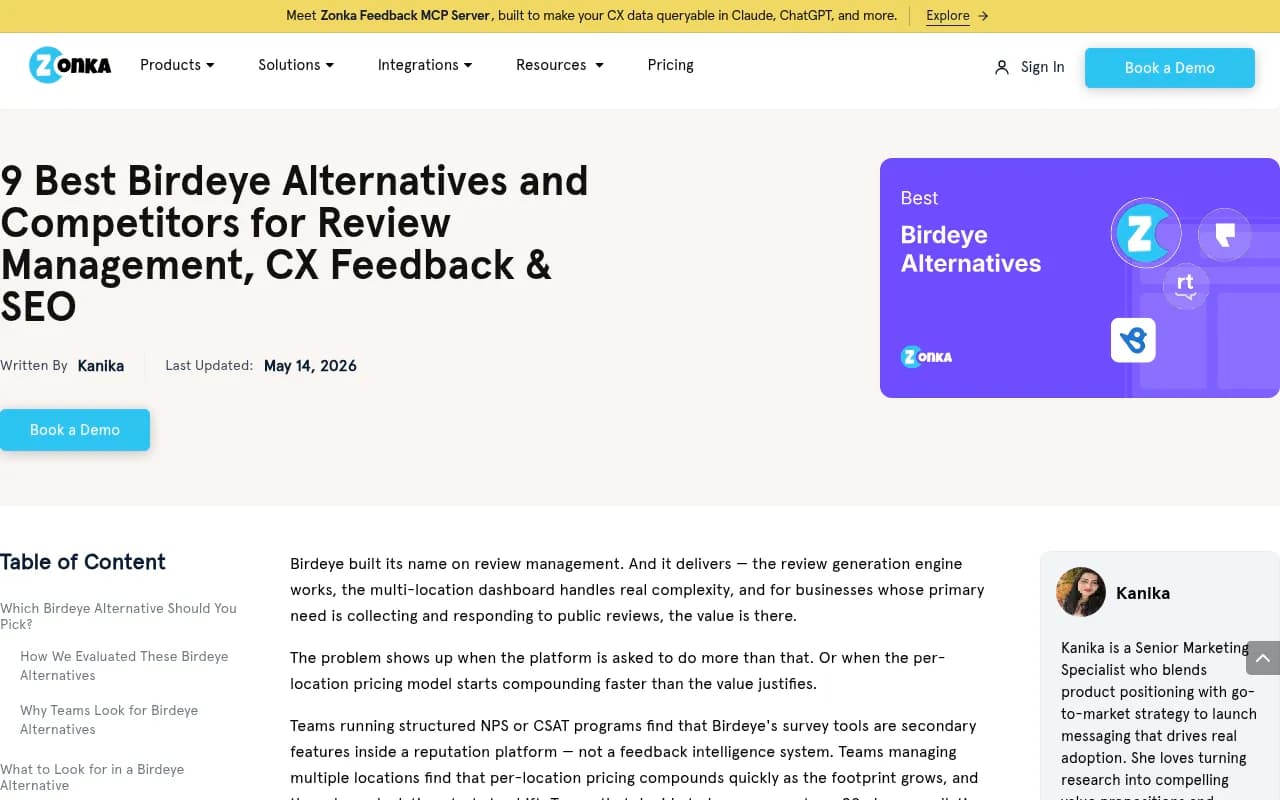 Comparison of Birdeye alternatives for review management and reputation software in 2026