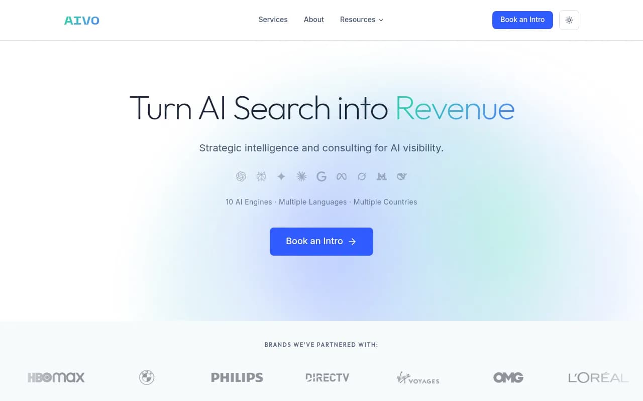 Screenshot of AIVO