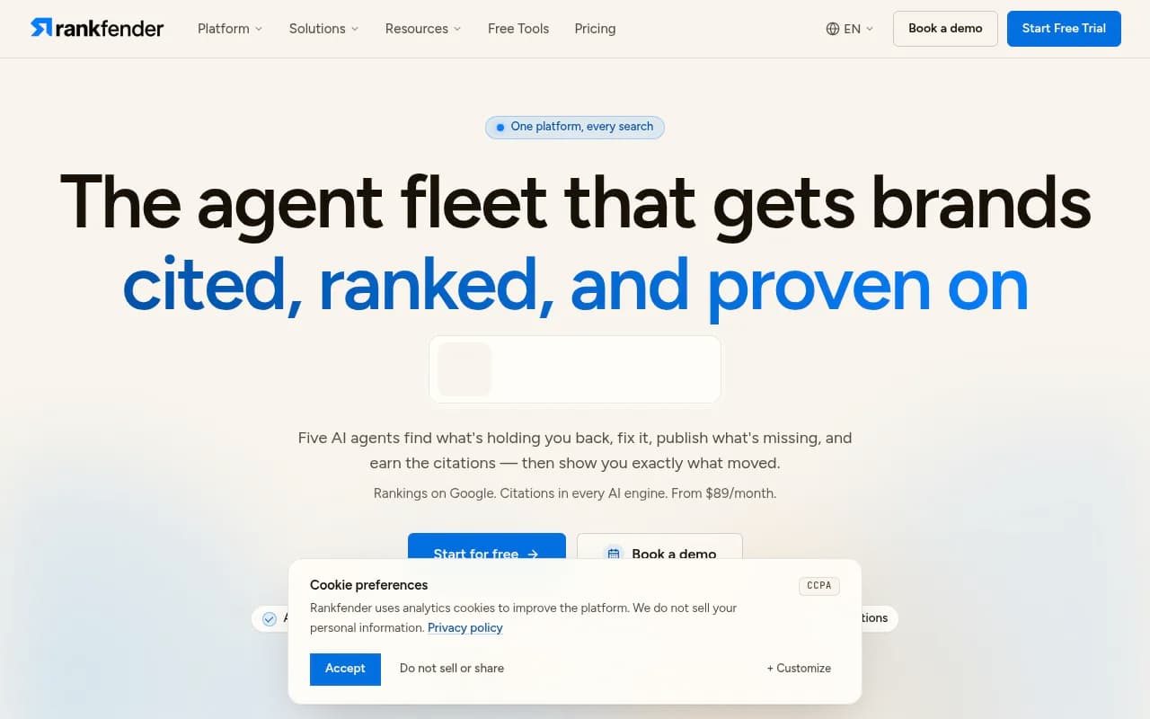 Screenshot of Rankfender